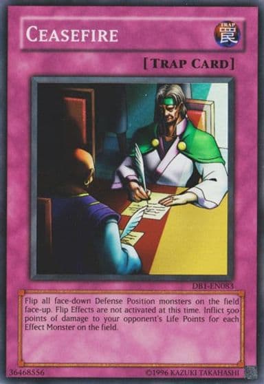Ceasefire Dark Beginning 1 Yu-Gi-Oh! card