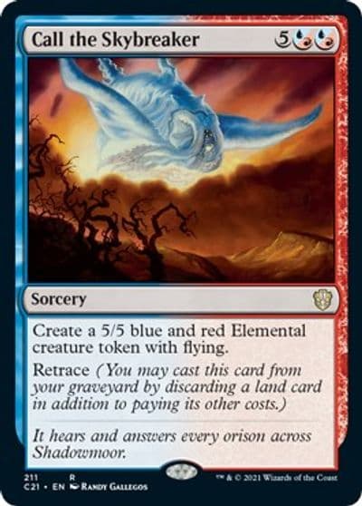 Call the Skybreaker Commander 2021 Magic card