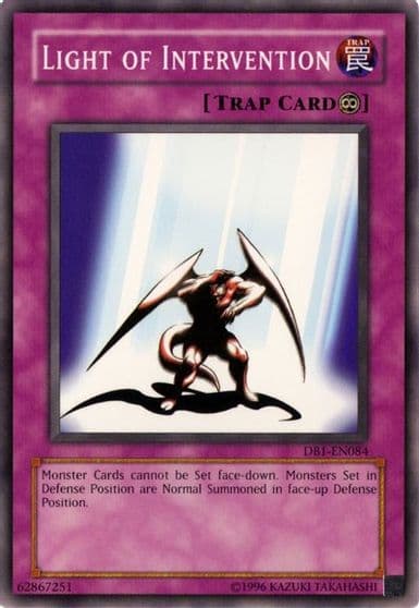 Light of Intervention Dark Beginning 1 Yu-Gi-Oh! card