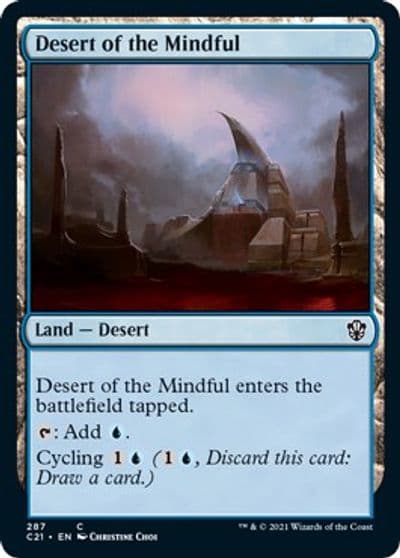 Desert of the Mindful Commander 2021 Magic card