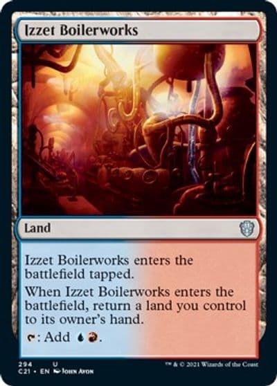 Izzet Boilerworks Commander 2021 Magic card