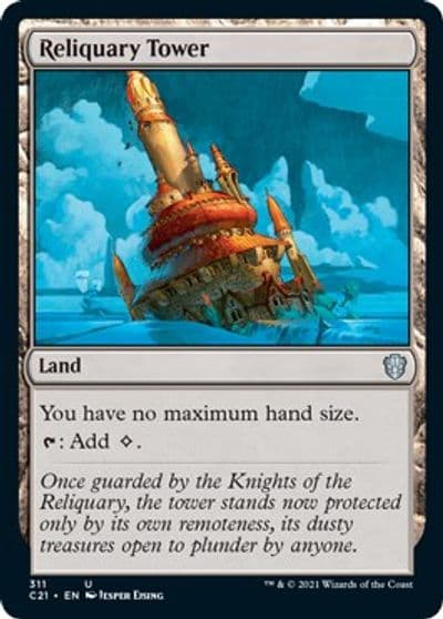 Reliquary Tower Commander 2021 Magic card