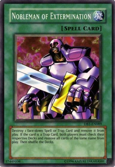 Nobleman of Extermination Dark Beginning 1 Yu-Gi-Oh! card
