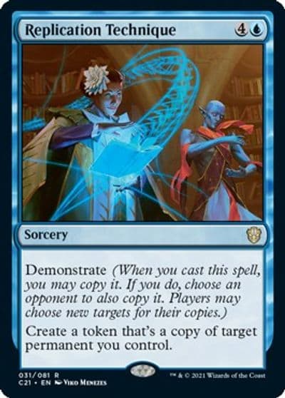 Replication Technique Commander 2021 Magic card