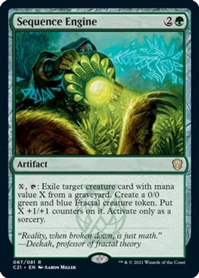 Sequence Engine Commander 2021 Magic card