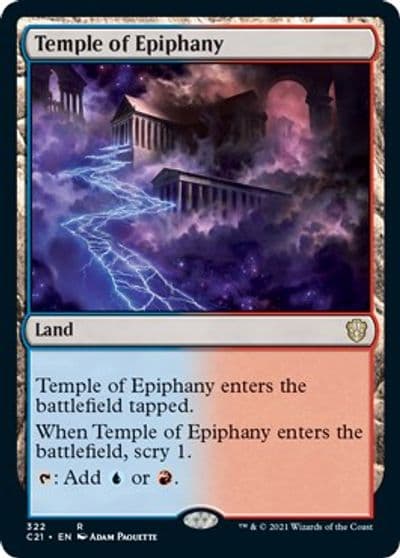 Temple of Epiphany Commander 2021 Magic card