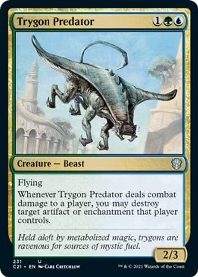 Trygon Predator Commander 2021 Magic card