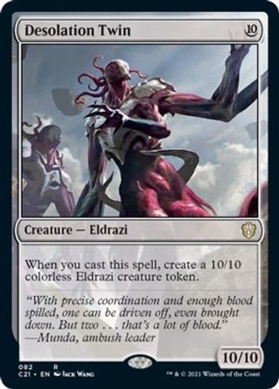 Desolation Twin Commander 2021 Magic card