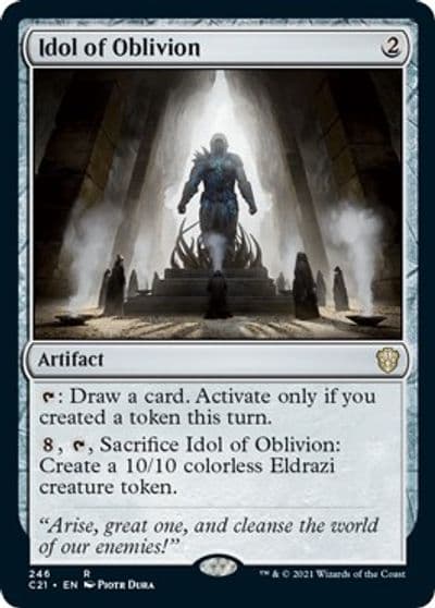 Idol of Oblivion Commander 2021 Magic card