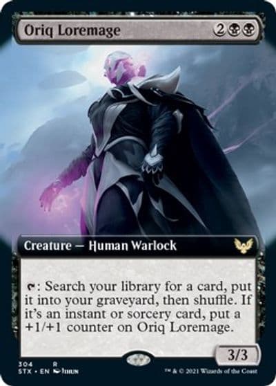 Oriq Loremage Extended Art Strixhaven: School of Mages Magic card