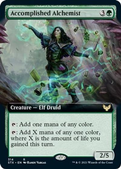 Accomplished Alchemist Extended Art Strixhaven: School of Mages Magic card