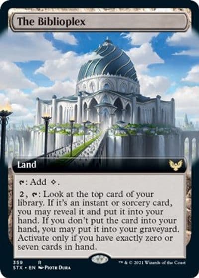 The Biblioplex Extended Art Strixhaven: School of Mages Magic card