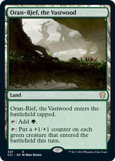 Oran Rief the Vastwood Commander 2021 Magic card
