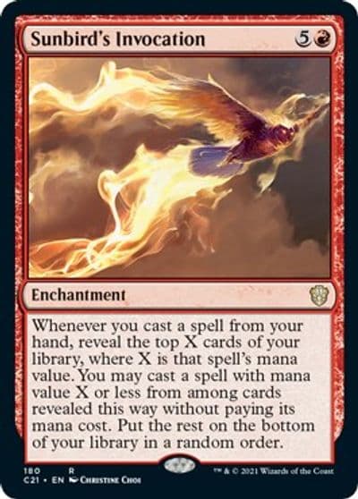 Sunbirds Invocation Commander 2021 Magic card
