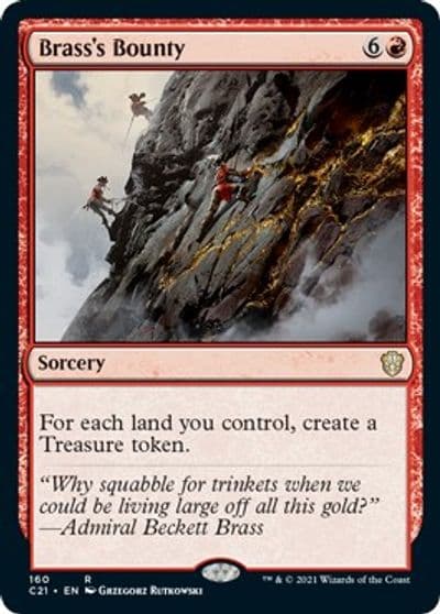 Brasss Bounty Commander 2021 Magic card