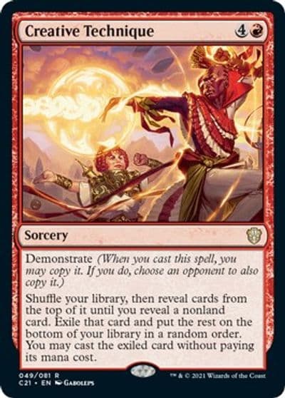 Creative Technique Commander 2021 Magic card