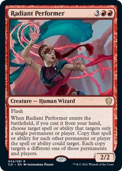 Radiant Performer Commander 2021 Magic card