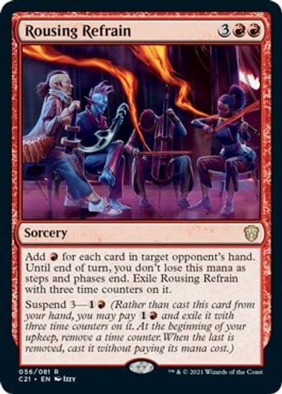Rousing Refrain Commander 2021 Magic card