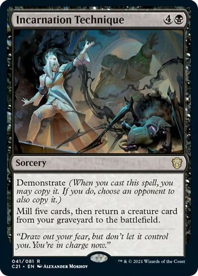 Incarnation Technique Commander 2021 Magic card