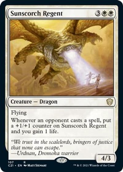 Sunscorch Regent Commander 2021 Magic card