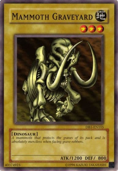 Mammoth Graveyard Dark Beginning 1 Yu-Gi-Oh! card