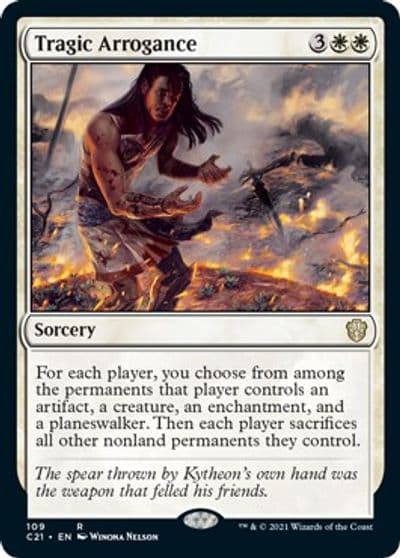 Tragic Arrogance Commander 2021 Magic card