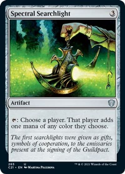 Spectral Searchlight Commander 2021 Magic card