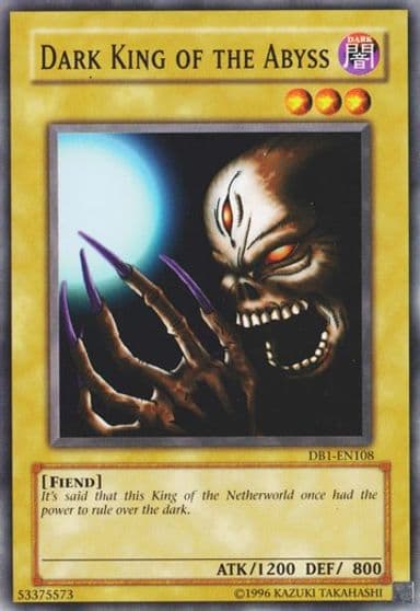 Dark King of the Abyss Dark Beginning 1 Yu-Gi-Oh! card