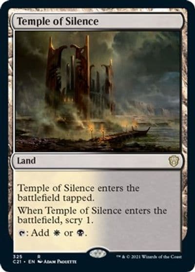 Temple of Silence Commander 2021 Magic card
