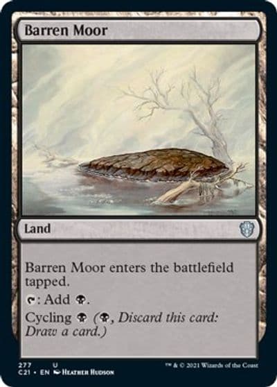 Barren Moor Commander 2021 Magic card