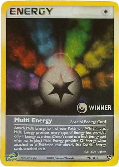 Multi Energy (Special) [Winner] League & Championship Cards Pokemon card