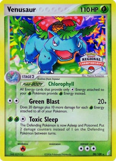 Venusaur (Regional Championships) League & Championship Cards Pokemon card