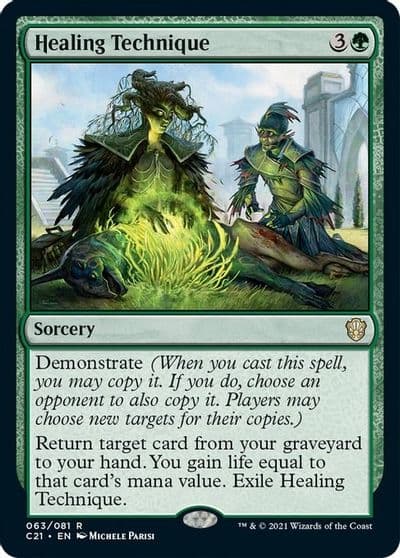 Healing Technique Commander 2021 Magic card