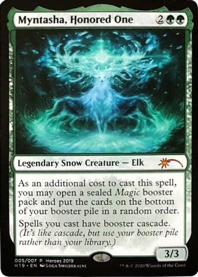 Myntasha Honored One Unique and Miscellaneous Promos Magic card