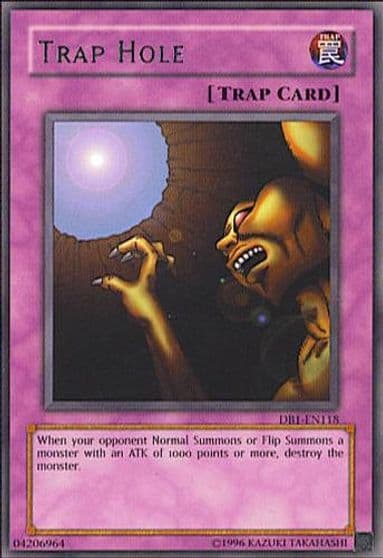 Trap Hole Dark Beginning 1 Yu-Gi-Oh! card