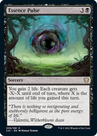 Essence Pulse Commander 2021 Magic card