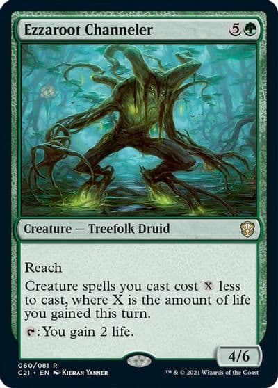 Ezzaroot Channeler Commander 2021 Magic card