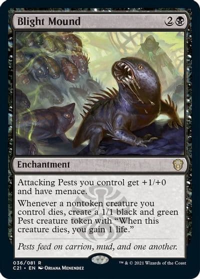 Blight Mound Commander 2021 Magic card