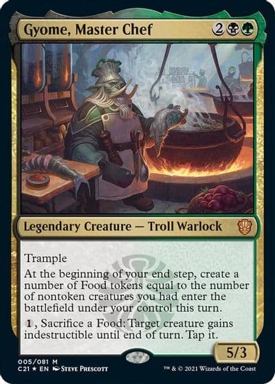 Gyome Master Chef Commander 2021 Magic card