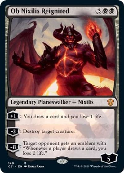 Ob Nixilis Reignited Commander 2021 Magic card