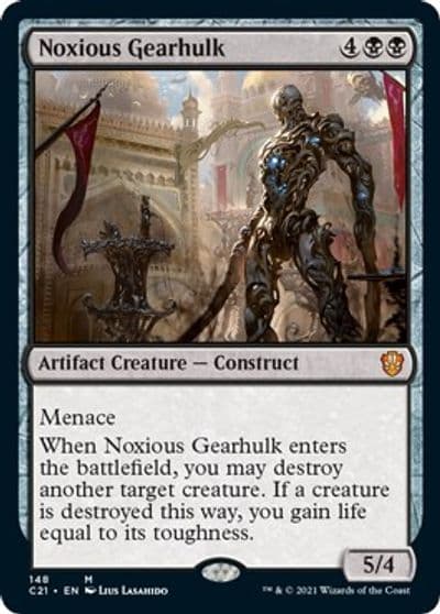 Noxious Gearhulk Commander 2021 Magic card