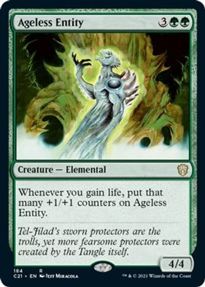 Ageless Entity Commander 2021 Magic card
