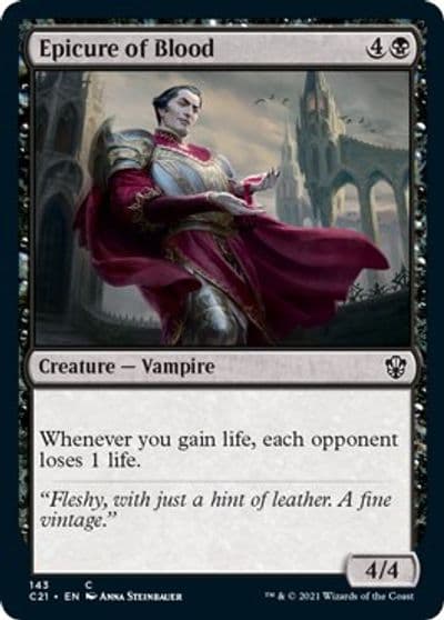 Epicure of Blood Commander 2021 Magic card