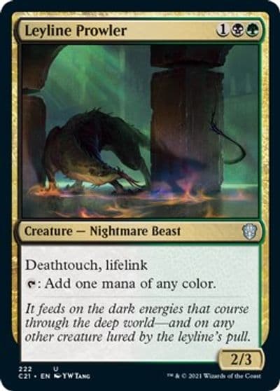 Leyline Prowler Commander 2021 Magic card