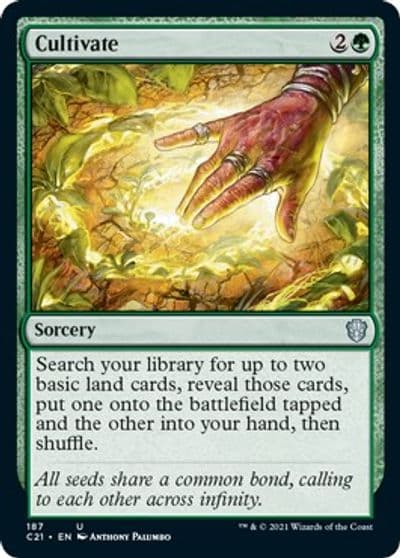 Cultivate Commander 2021 Magic card