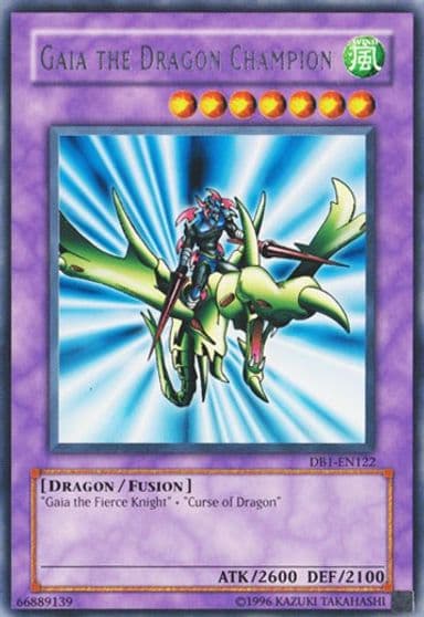 Gaia the Dragon Champion Dark Beginning 1 Yu-Gi-Oh! card