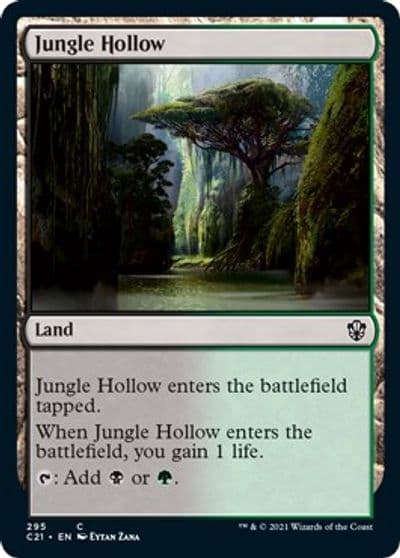 Jungle Hollow Commander 2021 Magic card