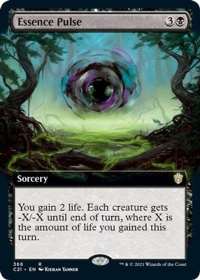 Essence Pulse Extended Art Commander 2021 Magic card