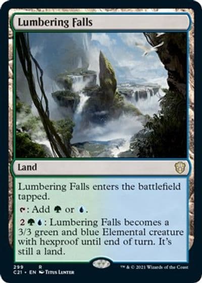 Lumbering Falls Commander 2021 Magic card