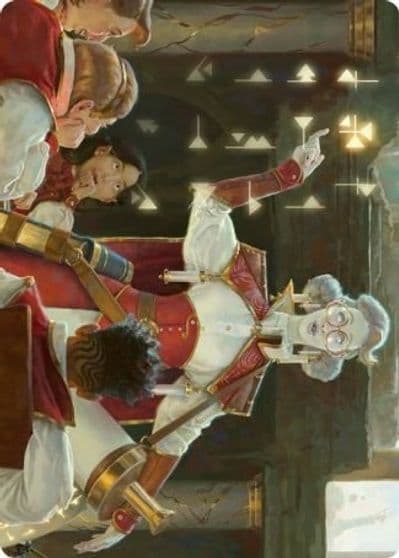 Professor of Symbology Art Card Art Series: Strixhaven Magic card